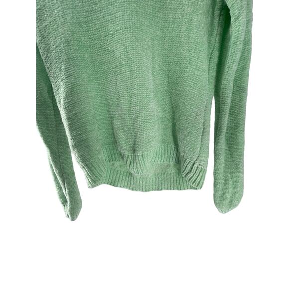 SO Girls Mint Green Knit Pullover Sweater Hoodie Youth Size Large 10/12 - Picture 3 of 6